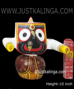 Laxmi Rupam-Shri Jagannath Mahaprabhu "Neem Wooden Murti" 10 INCH ( 25cm ) | Justkalinga.com.