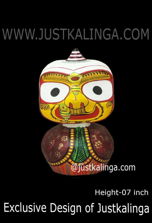 Laxmi Rupam-Shri Jagannath Mahaprabhu " Neem Wooden Murti"  06 INCH ( 15cm ) | Justkalinga.com.