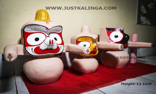 PURANO PURUSA-Shri Jagannath Mahaprabhu "Neem Wooden Murti" 01 FEET  ( 30cm ) | Justkalinga.com.