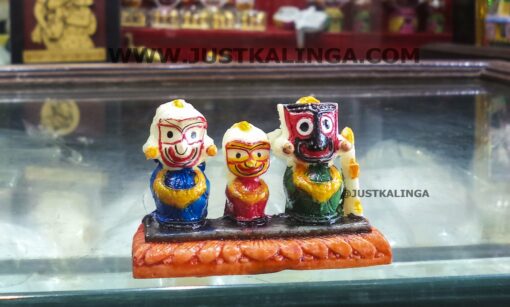 Jagannath Mahaprabhu marble stone With (Singhashan) For Home & Office  height 1.5 inch | Justkalinga.com.