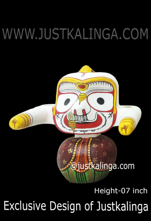 Laxmi Rupam-Shri Jagannath Mahaprabhu " Neem Wooden Murti"  06 INCH ( 15cm ) | Justkalinga.com.