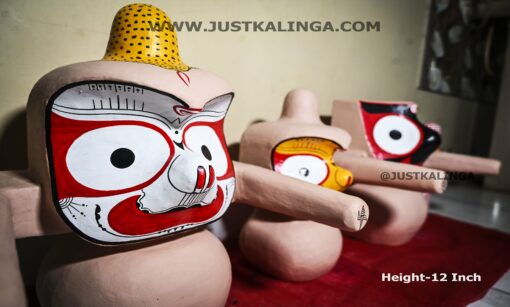 PURANO PURUSA-Shri Jagannath Mahaprabhu "Neem Wooden Murti" 01 FEET  ( 30cm ) | Justkalinga.com.