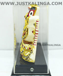 Shri Jagannath Mahaprabhu with ratna singhashan (Glass framed) Set Height-4.5 inch | Justkalinga.com.