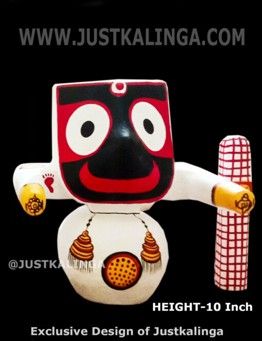 Lord Shri Jagannath Mahaprabhu Pratitopaban (WHITE) "Pure Neem Wooden idols "25 cm That can instantly make your ambiance like temple . | Justkalinga.com.