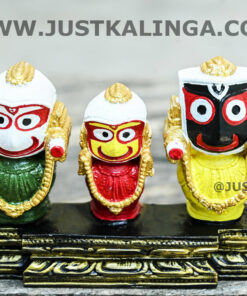 LAXMI RUPAM OF SHRI JAGANNATH MAHAPRABHU WITH RATNA SNGHASHAN PINK STONE (HEIGHT-03 INCH) | Justkalinga.com.