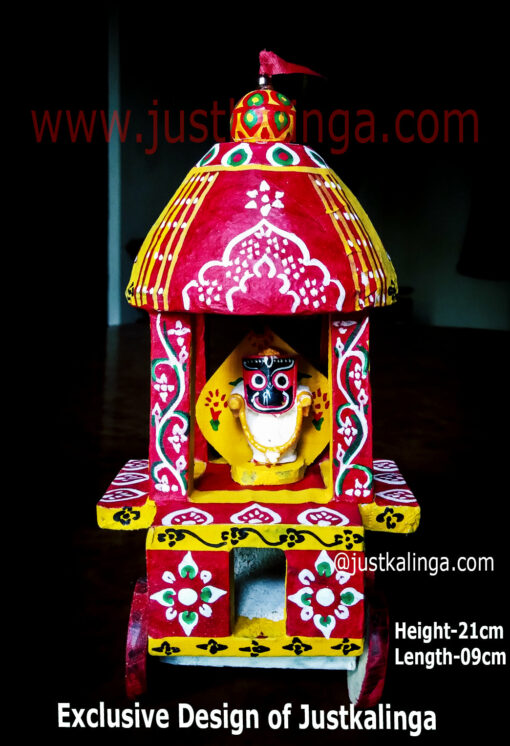 HANDMADE WOODEN DIVINE RATHA. (Nandighosa,Dwarpadalana,Taladhwaja) | Justkalinga.com.