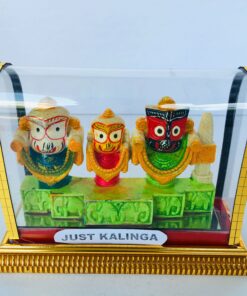 Best Car Dashboard idols: Jagannath Mahaprabhu Glass framed Set 14 cm | Justkalinga.com.