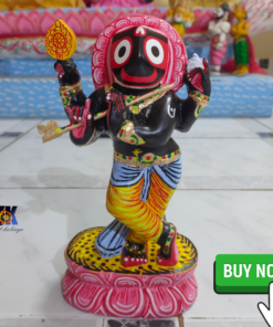 Shri Chaturbhuja Krishna Jagannath 9 inches , Neem wood | Justkalinga.com.