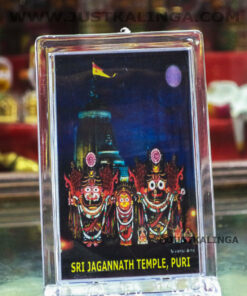 SHRI JAGANNATH MAHAPRABHU NAGARJUNBESHA WITH SHRI MANDIR PHOTOFRAME STAND SMALE SIZE | Justkalinga.com.