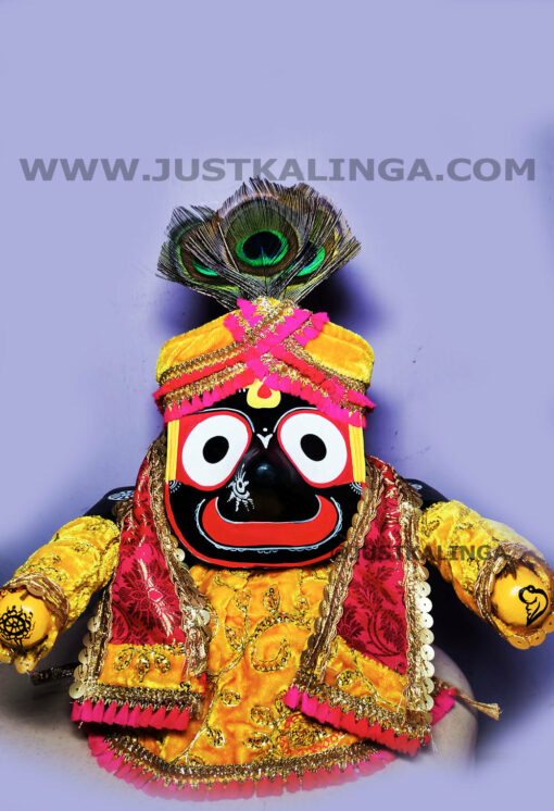 PREMIUM DRESS FOR PATITOPABAN MAHAPRABHU (YELLOW WELBET CLOTH) | Justkalinga.com.