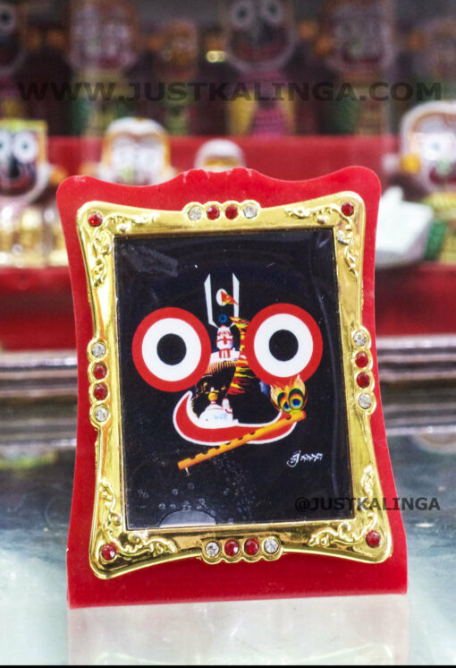 SHRI JAGANNATH MAHAPRABHU FACE SQUARE PHOTO STAND | Justkalinga.com.