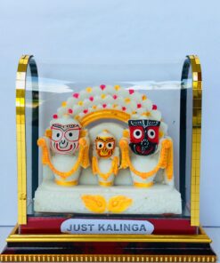 Best Car Dashboard idols: Jagannath Mahaprabhu With (Ratna Chair) Glass framed Set 13 cm | Justkalinga.com.