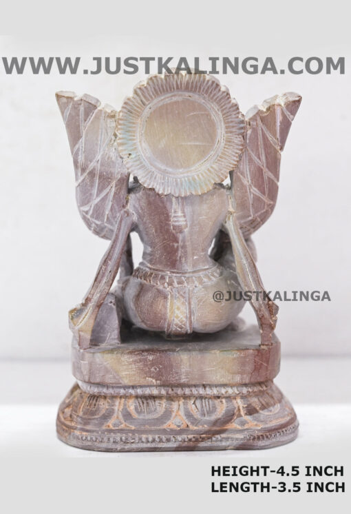 SHRI GARUDA MAHAPRABHU (PINKSTONE) HEIGHT-4.5 INCH | Justkalinga.com.