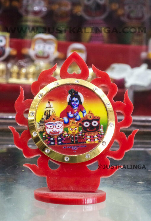 SHRI JAGANNATH MAHAPRABHU PHOTO STAND WITH NILACHAKARA | Justkalinga.com.