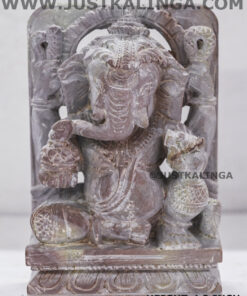 SHRI GANESH (PINKSTONE) MARBLE HEIGHT-4.2 INCH | Justkalinga.com.