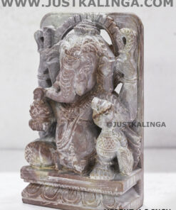 SHRI GANESH (PINKSTONE) MARBLE HEIGHT-4.2 INCH | Justkalinga.com.