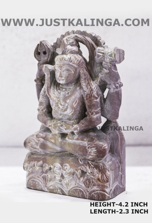 SHIR SHIVA  (PINKSTONE) MARBLE HEIGHT-4.2 INCH | Justkalinga.com.