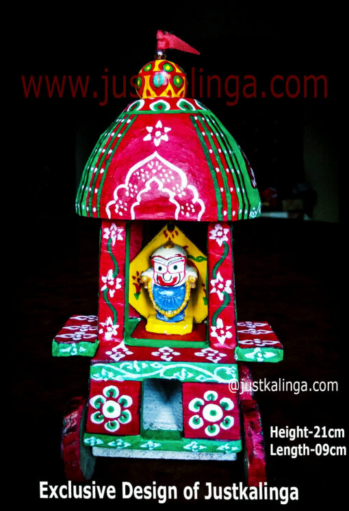 HANDMADE WOODEN DIVINE RATHA. (Nandighosa,Dwarpadalana,Taladhwaja) | Justkalinga.com.