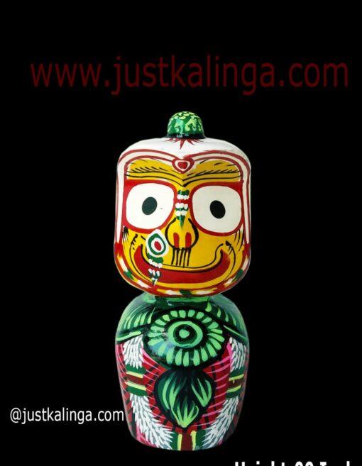 Lord Jagannath Mahaprabhu " Neem Wooden Murti"  08 INCH ( 20cm ) | Justkalinga.com.