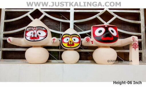 MOHAN RUPAM V-2.0 OF SHRI JAGANNATH MAHAPRABHU NEEM WOODEN MURTY | Justkalinga.com.