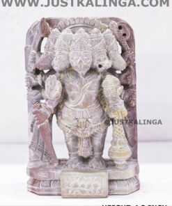 PANCHO MUKHI HANUMAN JI (PINKSTONE) MARBLE HEIGHT-4.2 INCH | Justkalinga.com.