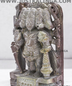 PANCHO MUKHI HANUMAN JI (PINKSTONE) MARBLE HEIGHT-4.2 INCH | Justkalinga.com.