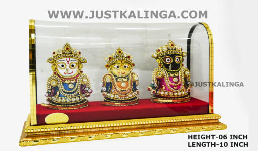 Shri Jagannath Mahaprabhu Glass framed Set Height-06 inch | Justkalinga.com.