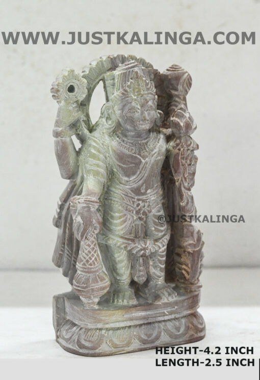 SHRI NARAYAN MAHAPRABHU (PINKSTONE) MARBLE HEIGHT-4.2 INCH | Justkalinga.com.