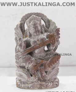 DEVI SARASWATI (PINKSTONE) MARBLE HEIGHT-4.2 INCH | Justkalinga.com.