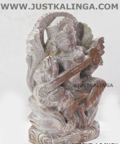 DEVI SARASWATI (PINKSTONE) MARBLE HEIGHT-4.2 INCH | Justkalinga.com.