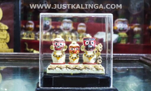 Best Car Dashboard : SMALL JAGANNATH MAHAPRABHU MARBLE MURTY with glass framed | Justkalinga.com.