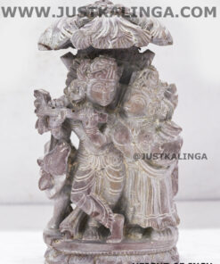 SHRI RADHA KRISHNA (PINKSTONE) MARBLE HEIGHT-05 INCH | Justkalinga.com.