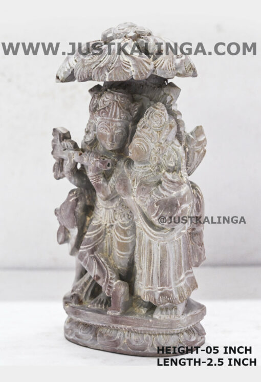 SHRI RADHA KRISHNA (PINKSTONE) MARBLE HEIGHT-05 INCH | Justkalinga.com.