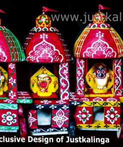 HANDMADE WOODEN DIVINE RATHA. (Nandighosa,Dwarpadalana,Taladhwaja) | Justkalinga.com.