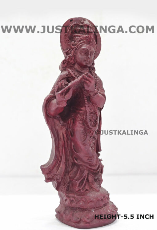 SHRI KRISHNA MAHAPRABHU CARVED DESIGN MARBLE HEIGHT-5.5 INCH | Justkalinga.com.