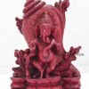 SHRI GANESH WITH SANKHA CARVED DESIGN MARBLE HEIGHT-5.5 INCH | Justkalinga.com.