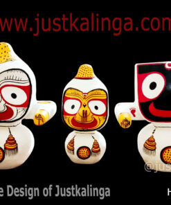 MOHON RUPAN- SHRI JAGANNATH MAHAPRABHU "Neem Wooden Murti" 08 INCH ( 20cm ) | Justkalinga.com.