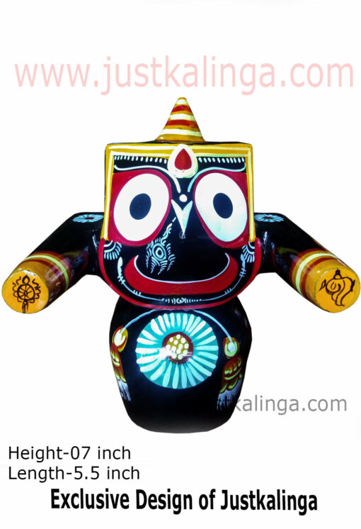 LORD JAGANNATAH KALESWAR MAHAPRABHU (BLACK) 06 INCH | Justkalinga.com.