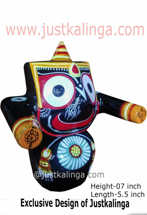 LORD JAGANNATAH KALESWAR MAHAPRABHU (BLACK) 06 INCH | Justkalinga.com.