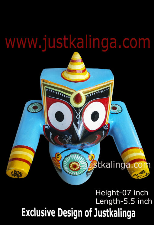 LORD JAGANNATAH MEGHA VARNAM MAHAPRABHU (BLUE) 07 INCH | Justkalinga.com.