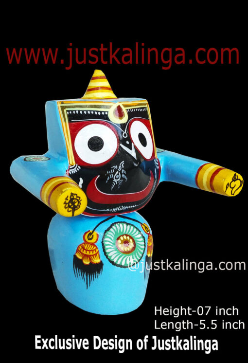 LORD JAGANNATAH MEGHA VARNAM MAHAPRABHU (BLUE) 07 INCH | Justkalinga.com.