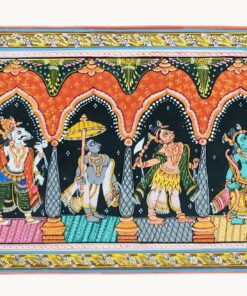 10 DIVINE EXPRESSION OF LORD VISHNU Hand made Resam art (200 years art ) | Justkalinga.com.