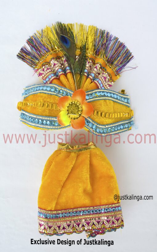 Attries Cloth For Divine (WELVET CLOTHES) (1 Sets) (04 INCH) 10 CM Set.. | Justkalinga.com.