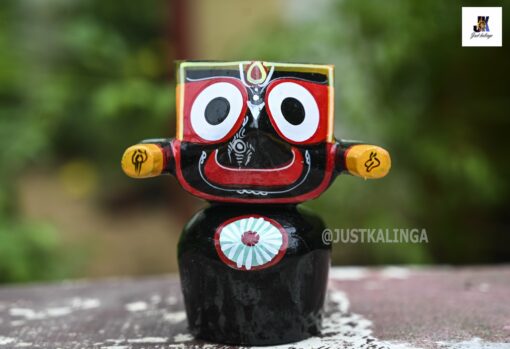 LORD JAGANNATAH KALESWAR MAHAPRABHU (BLACK) 04 INCH | Justkalinga.com.