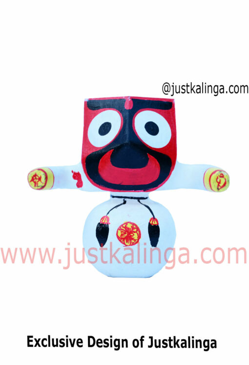 Lord Shri Jagannath Mahaprabhu Pratitopaban (WHITE) "Pure Neem Wooden Deity"10 cm That can instantly make your ambiance like temple . | Justkalinga.com.