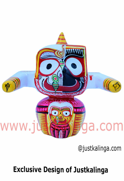 Lord Jagannath Kundalini Instant Spiritual Tool Pure Neem Woden Murti Height 25 CM | Justkalinga.com.