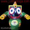 LORD JAGANNATAH PAKRUTI PURUSA MAHAPRABHU (GREEN) 07 INCH | Justkalinga.com.