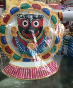 Lord shri Jagannath Mahaprabhu Marbles Art Idol 20 CMs _  with color sudarsan | Justkalinga.com.