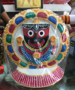 Lord shri Jagannath Mahaprabhu Marbles Art Idol 20 CMs _  with color sudarsan | Justkalinga.com.