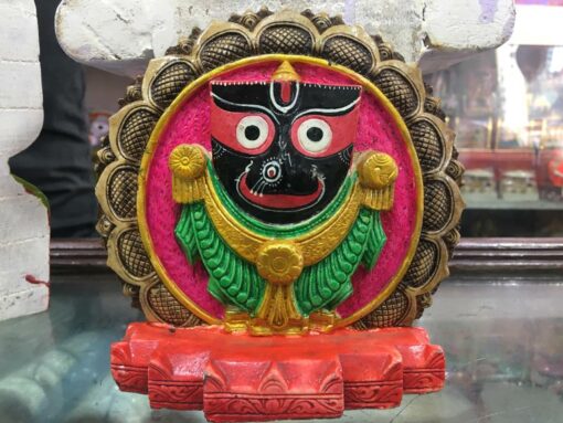 Lord shri Jagannath mahaprabhu Marbles Art Idol 20 CMs _  with sudarsan | Justkalinga.com.